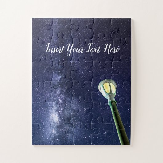 Starry Night Milky Way Galaxy Stars Sky Puzzle (Vertikal)
