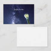 Starry Night Milky Way Galaxy Stars Sky Visitenkarte (Vorne/Hinten)