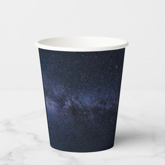 Starry Night_Milky Way Paper Cups Pappbecher (Vorderseite)