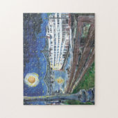 Starry Night Mississippi River Boat Puzzle (Vertikal)