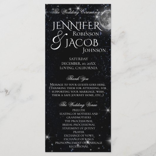 Starry Night mit dem Moon Programm (Vorderseite)