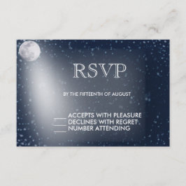 Starry Night mit Moon Glow UAWG RSVP Karte