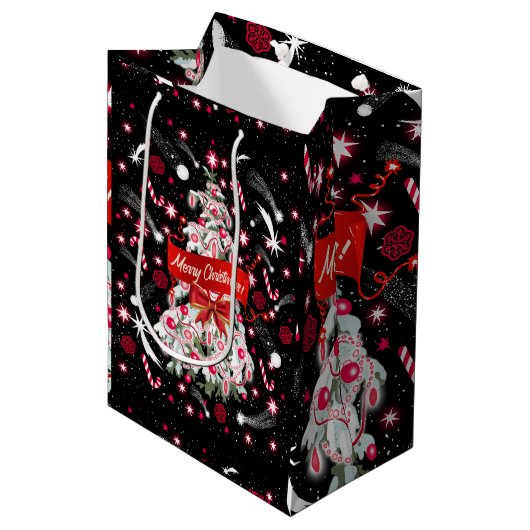 Starry Night Mittlere Geschenktüte (Vorderseite Schrägansicht)