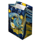 Starry Night Mittlere Geschenktüte (Vorderseite Schrägansicht)