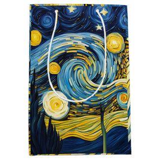 Starry Night Mittlere Geschenktüte