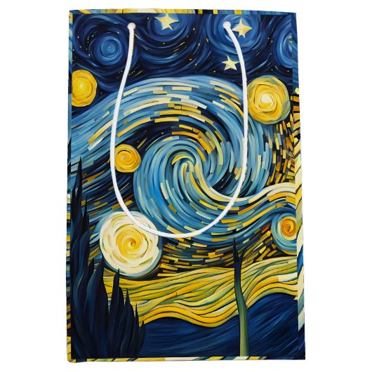 Starry Night Mittlere Geschenktüte (Vorderseite)