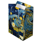 Starry Night Mittlere Geschenktüte (Rückseite Schrägansicht)