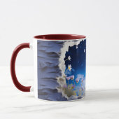 Starry Night & Moon Keramik Kaffee Tasse ☕ (Links)