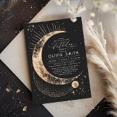 Starry Night Moon Mystical Celestiday Einladung