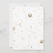Starry Night Moon Mystical Celestiday Einladung (Rückseite)