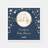 Starry Night Moon & Stars / Galaxy Twinkle Star Serviette (Vorderseite)