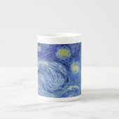 Starry Night Moon Vincent van Gogh Porzellantasse (Vorderseite)