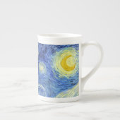 Starry Night Moon Vincent van Gogh Porzellantasse (Rechts)
