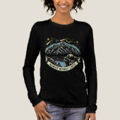 Starry Night Mountain & Camping Tri-Blend Shirt (Vorderseite)