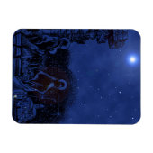 Starry Night Nativity Scene Magnet (Horizontal)