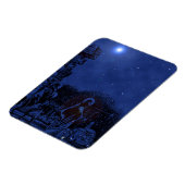 Starry Night Nativity Scene Magnet (Linke Seite)