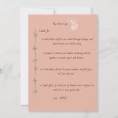 Starry Night New Year Wishes – Wishing Upon a Star Feiertagskarte (Rückseite)