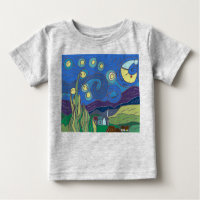 Starry Night Night Strampler