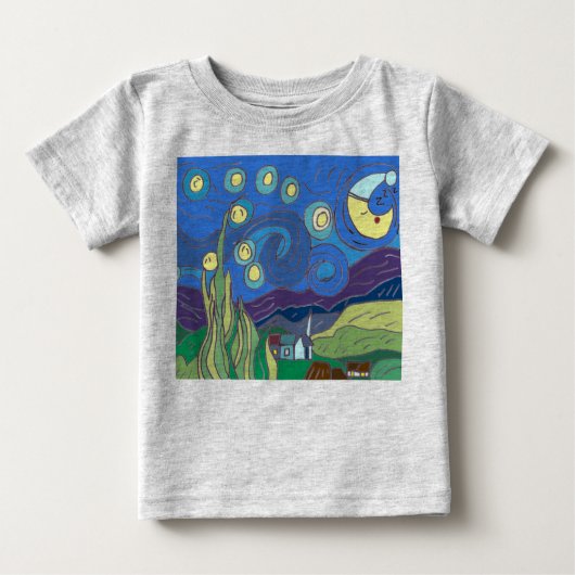 Starry Night Night Strampler (Vorderseite)