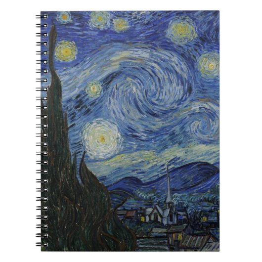 Starry Night Notebook Notizblock (Vorderseite)
