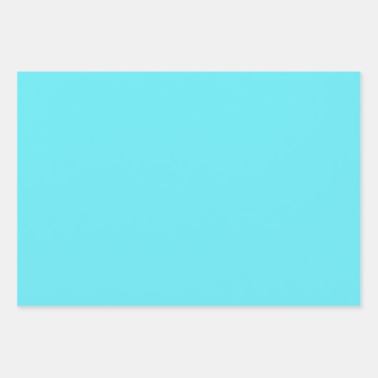 Starry Night on Sea Doodle Art Deco Scallop Geschenkpapier Set (Vorderseite 2)