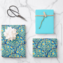 Starry Night on Sea Doodle Art Deco Scallop