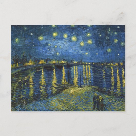 Starry Night on the Rhone by Vincent van Gogh Postkarte (Vorderseite)