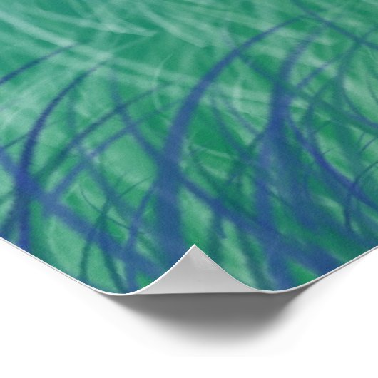 Starry Night on the Savannah Kid's Art Print Poster (Ecke)