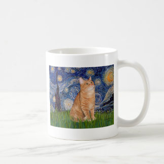Starry Night - Orange Tabby 46 Kaffeetasse