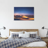 Starry Night Over Golden Desert Dunes Landscape Leinwanddruck (Insitu (Schlafzimmer))