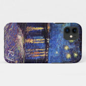 Starry night over Rhone by Van Gogh Case-Mate iPhone Hülle (Rückseite (Horizontal))