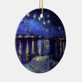 Starry night over Rhone by Van Gogh Keramik Ornament (Rechts)