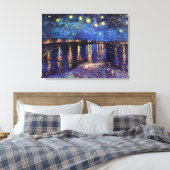 Starry night over Rhone by Van Gogh Leinwanddruck (Insitu (Schlafzimmer))