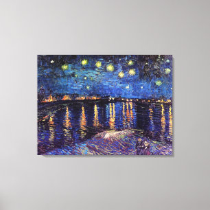 Starry night over Rhone by Van Gogh Leinwanddruck