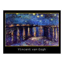 Starry night over Rhone by Van Gogh