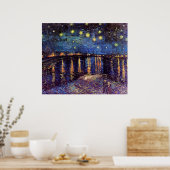 Starry night over Rhone by Van Gogh Poster (Küche)