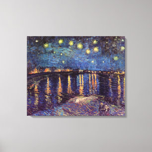 Starry night over Rhone by Vincent van Gogh Leinwanddruck