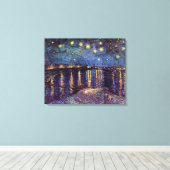 Starry night over Rhone by Vincent van Gogh Leinwanddruck (Insitu (Holzboden))