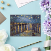 Starry Night Over Rhone River von Vincent Van Gogh Acryleinladungen (In Situ (Hochzeit))