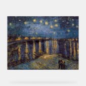 Starry Night Over Rhone River von Vincent Van Gogh Acrylschild (Vorderseite)