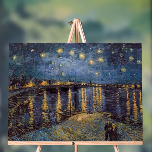 Starry Night Over Rhone River von Vincent Van Gogh Acrylschild (Neutral)