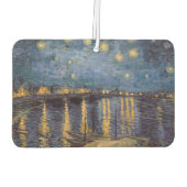 Starry Night Over Rhone River von Vincent Van Gogh Autolufterfrischer (Rückseite)