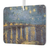 Starry Night Over Rhone River von Vincent Van Gogh Autolufterfrischer (Links)
