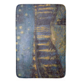 Starry Night Over Rhone River von Vincent Van Gogh Badematte (Vorderseite Vertikal)