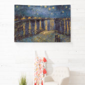 Starry Night Over Rhone River von Vincent Van Gogh Banner (InSitu)