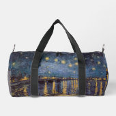 Starry Night Over Rhone River von Vincent Van Gogh Duffle Bag (Rückseite)