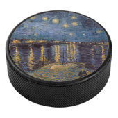 Starry Night Over Rhone River von Vincent Van Gogh Eishockey Puck (3/4)