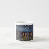 Starry Night Over Rhone River von Vincent Van Gogh Espressotasse (Vorderseite)