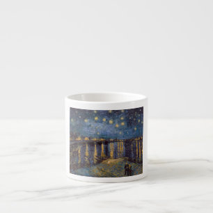 Starry Night Over Rhone River von Vincent Van Gogh Espressotasse