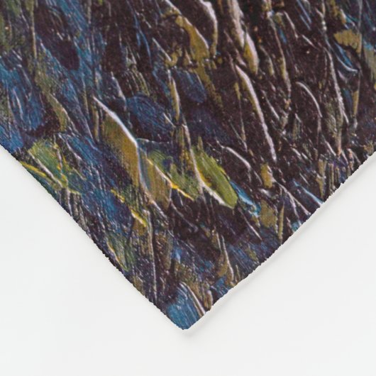 Starry Night Over Rhone River von Vincent Van Gogh Fleecedecke (Ecke)